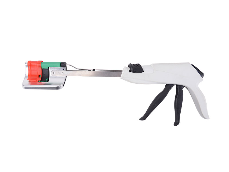 Disposable contour curved cutter surgical stapler and Reloads