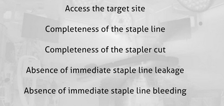 Characteristics of endoscopic linear stapler